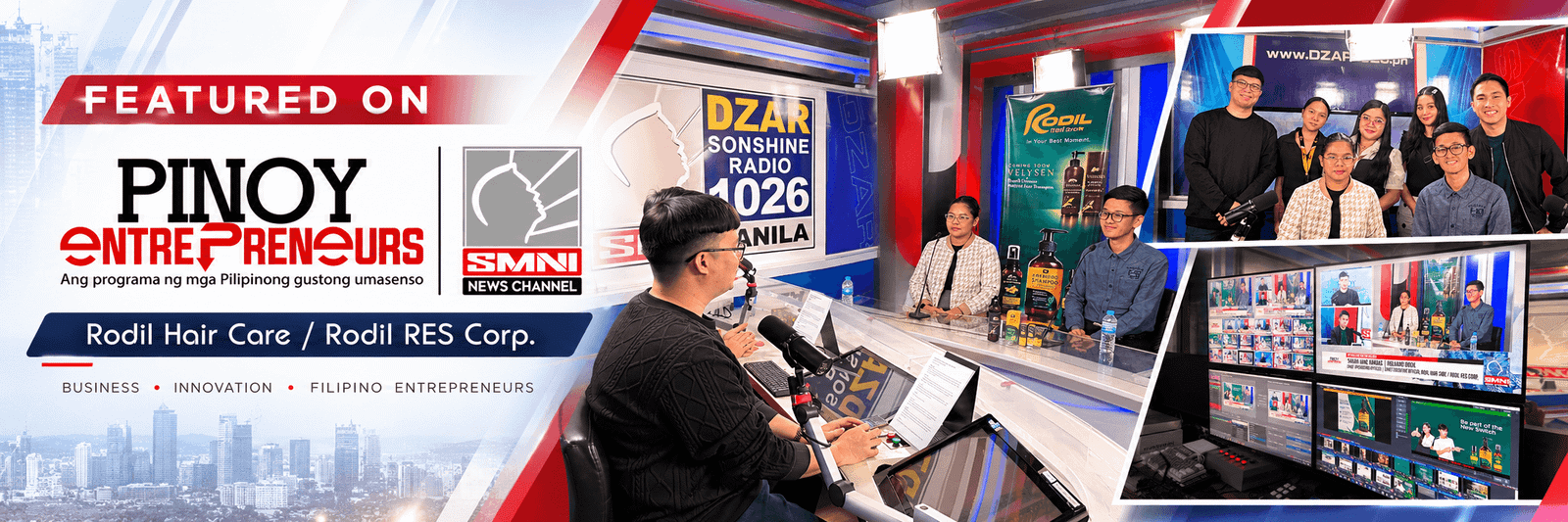 Rodil Hair Care featured on Pinoy Entrepreneurs – SMNI News Channel