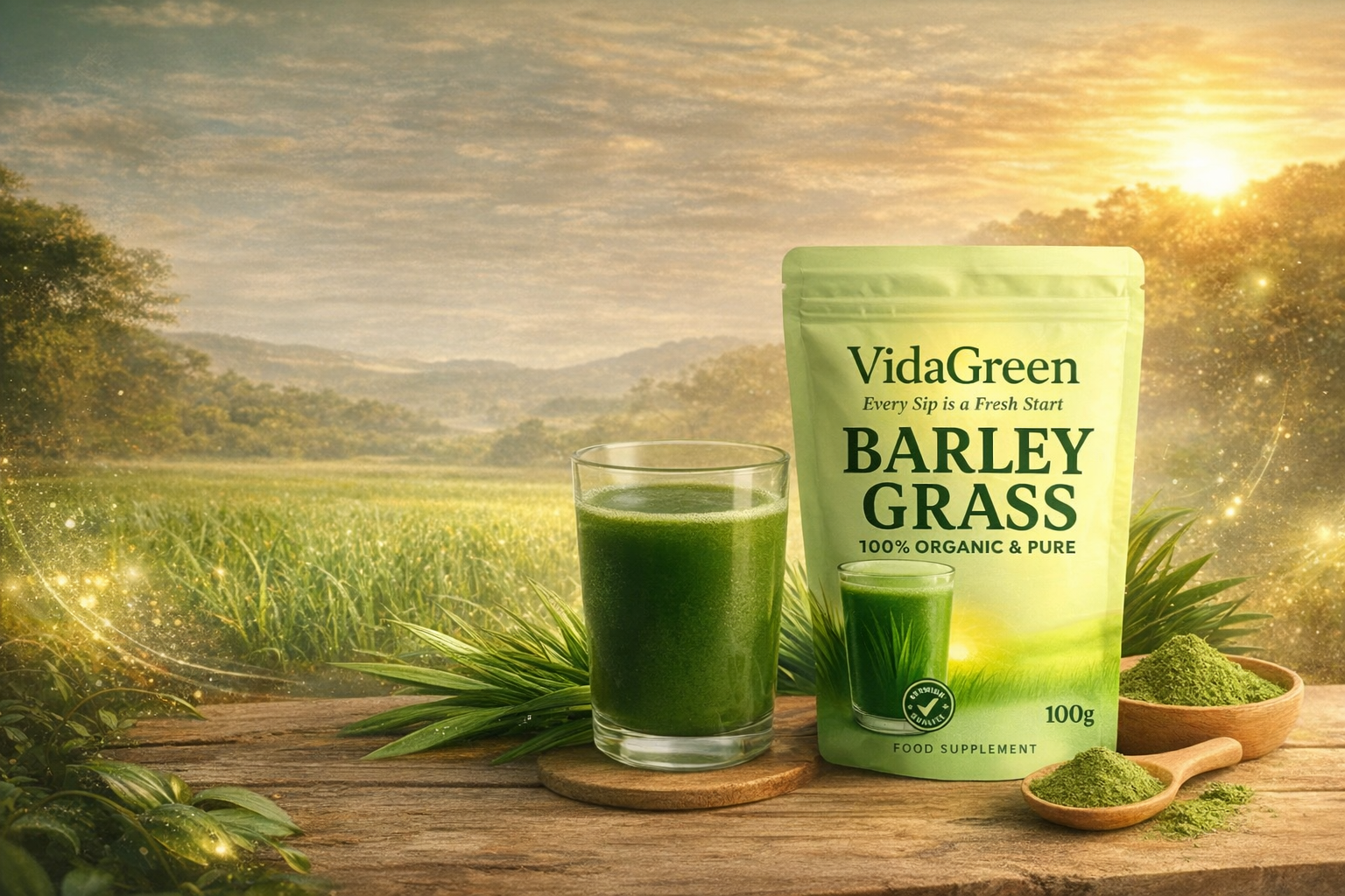 VidaGreen Barley Grass Cover